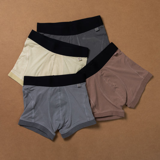 MEN TRUNKS - Plant Dyed – Anti Microbial / Anti Bacterial -Organic Cotton Elastane- Stretchable - Comfortable Underwear - Pack Of 1