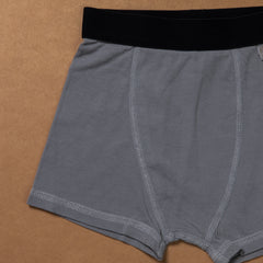 BOYS TRUNKS -assorted- Plant Dyed – Anti Microbial -Organic Cotton Elastane- Stretchable - Anti Bacterial - Comfortable Underwear - Pack Of 2