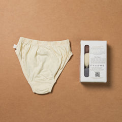 BOYS BRIEF – assorted- Plant Dyed – Anti Microbial / Anti bacterial -Organic Cotton -Mid-waist – Consealed waistband - Comfortable Underwear - Pack Of 3