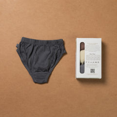 BOYS BRIEF – assorted- Plant Dyed – Anti Microbial / Anti bacterial -Organic Cotton -Mid-waist – Consealed waistband - Comfortable Underwear - Pack Of 3