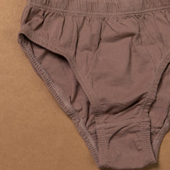 BOYS BRIEF – assorted- Plant Dyed – Anti Microbial / Anti bacterial -Organic Cotton -Mid-waist – Consealed waistband - Comfortable Underwear - Pack Of 3