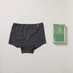 Boy Shorts For Women - Plant Dyed – Anti Microbial/ Anti Bacterial -Organic Cotton - High Coverage – Mid-waist- Stretchable – Comfortable Underwear - Pack Of 1