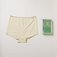 Boy Shorts For Women - Plant Dyed – Anti Microbial/ Anti Bacterial -Organic Cotton - High Coverage – Mid-waist- Stretchable – Comfortable Underwear - Pack Of 1