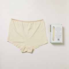 Boy Shorts For Women - Plant Dyed – Anti Microbial/ Anti Bacterial -Organic Cotton - High Coverage – Mid-waist- Stretchable – Comfortable Underwear - Pack Of 1