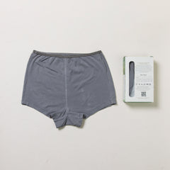 Boy Shorts For Women - Plant Dyed – Anti Microbial/ Anti Bacterial -Organic Cotton - High Coverage – Mid-waist- Stretchable – Comfortable Underwear - Pack Of 1