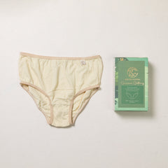 GIRLS Panty– assorted- Plant Dyed – Anti Microbial / Anti Bacterial -Organic Cotton -Mid-waist - Comfortable Underwear - Pack Of 3