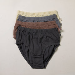 Women Hipster Panties – assorted- Plant Dyed – Anti Microbial / Anti Bacterial-Organic Cotton – full back Coverage -Mid-waist - Comfortable Underwear- Pack Of 2