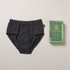 Women Hipster Panties – assorted- Plant Dyed – Anti Microbial / Anti Bacterial-Organic Cotton – full back Coverage -Mid-waist - Comfortable Underwear- Pack Of 2