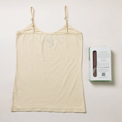 Women Camisole - Plant Dyed – Anti Microbial / Anti Bacterial-Organic Cotton – adjustable straps – Stretchable - Comfortable all day Innerwear - Pack Of 1