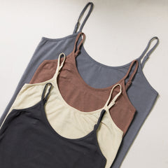 Women Camisole - Plant Dyed – Anti Microbial / Anti Bacterial-Organic Cotton – adjustable straps – Stretchable - Comfortable all day Innerwear - Pack Of 1