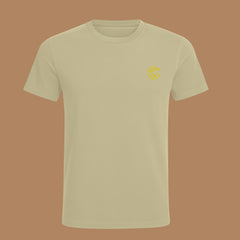 YELLOW - MEN TSHIRTS – SUPER COMBED COTTON – PLANT DYED- ANTI MICROBIAL / ANTI BACTERIAL– ROUND NECK – HALF SLEEVE TSHIRT – DURABLE FOR ACTIVE AND EVERYDAY WEAR – 180gsm – PACK OF 1