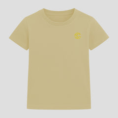 YELLOW - UNISEX KIDS TSHIRTS – SUPER COMBED COTTON – PLANT DYED- ANTI MICROBIAL / ANTI BACTERIAL– ROUND NECK – HALF SLEEVE TSHIRT – DURABLE FOR ACTIVE AND EVERYDAY WEAR – 180gsm – PACK OF 1