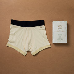 MEN TRUNKS - Plant Dyed – Anti Microbial / Anti Bacterial -Organic Cotton Elastane- Stretchable - Comfortable Underwear - Pack Of 1