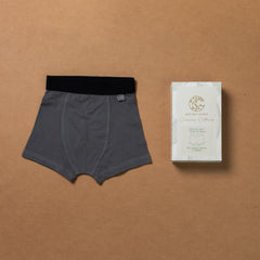 BOYS TRUNKS -assorted- Plant Dyed – Anti Microbial -Organic Cotton Elastane- Stretchable - Anti Bacterial - Comfortable Underwear - Pack Of 2